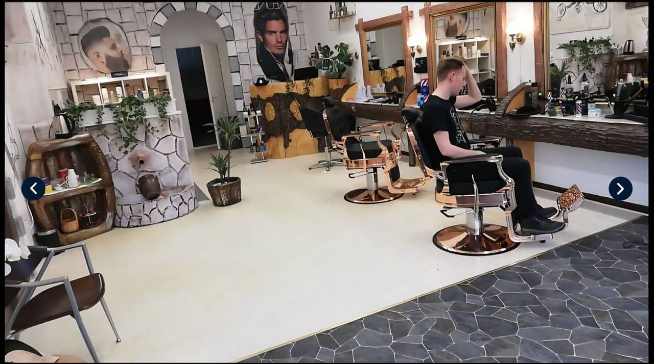 Interiör hos Salong Calissa, frisörsalong i Ribersborg, Malmö